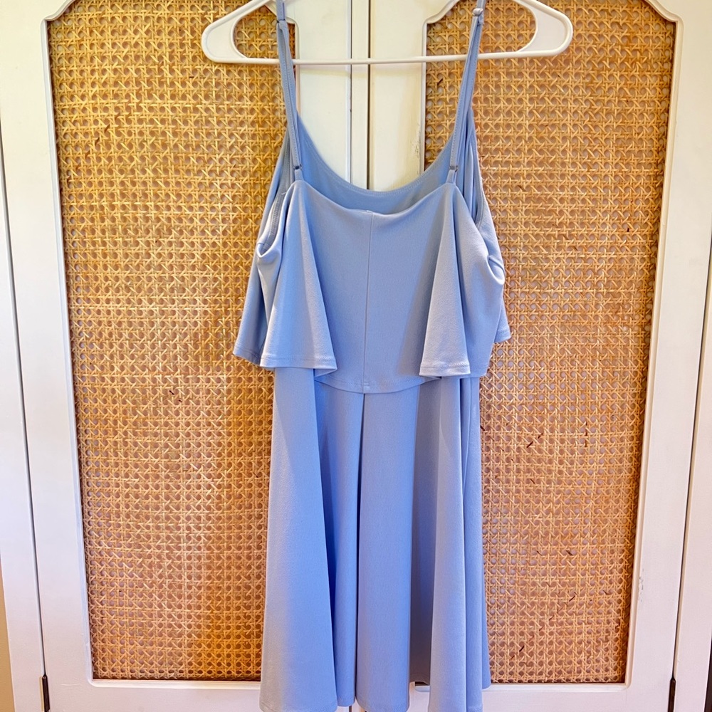 Express Ruffle Cami Overlay Dress - Picture 5 of 6